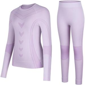 imagebeautyin Thermal Underwear for Kids Athletic Thermals Top and Bottom Set Boys Girls Long Johns Set Winter Base LayerPure