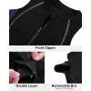 image:imageBeautyIn Girls Swimsuit Boyleg One Piece Bathing Suit Zip Up Teen Practice Swimwear Size 716BlackPurple