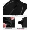 image:imageBeautyIn Girls Swimsuit Boyleg One Piece Bathing Suit Zip Up Teen Practice Swimwear Size 716BlackWhite