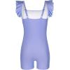 image:imageBeautyIn Girls Swimsuit Ruffle Ruched One Piece Bathing Suit Teen Girls SwimwearPurple