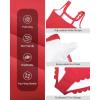 image:imageBeautyIn Girls Swimsuit Scalloped Ribbed One Piece Bathing Suit Adjustable Straps Teen SwimwearRed