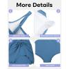 image:imageBeautyIn Girls Swimsuit Tummy Control One Piece Swim Dress 2026 Scalloped Bathing Suit Size 716YBlue