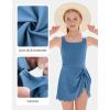 image:imageBeautyIn Girls Swimsuit Tummy Control One Piece Swim Dress 2026 Scalloped Bathing Suit Size 716YBlue