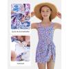 image:imageBeautyIn Girls Swimsuit Tummy Control One Piece Swim Dress 2026 Scalloped Bathing Suit Size 716YFloral Printed